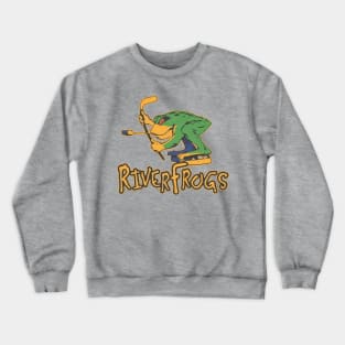 Defunct Louisville River Frogs Hockey Team Crewneck Sweatshirt